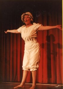 Photo of Patsy Blackmore on stage